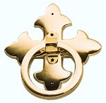 5017 Sqr. Bridge metal ring handle