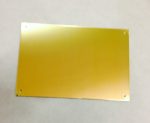 6x4 inch 10G Metal Name Plate